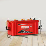 Exide inverter battery 180 ah ihtt2000 