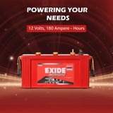 Exide inverter battery 180 ah ihtt2000 