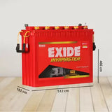 Exide inverter battery 230 ah imtt2300 