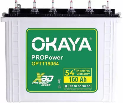 Okaya Inverter battery 160 ah optt19054 tall tubular