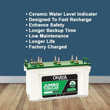 Okaya inverter battery 160ah opjt19036