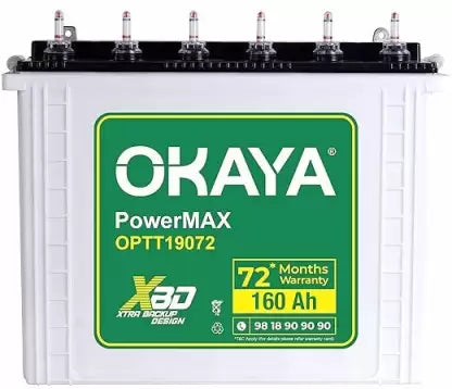 Okaya inverter battery 160 ah optt19072